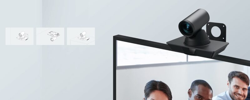 Camera Maxhub PTZ UC P20 có chân đế đi kèm dễ dàng lắp lên tường